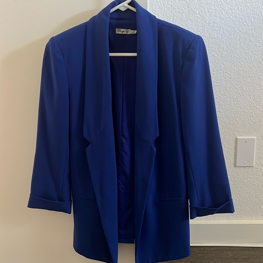 Royal blue blazer